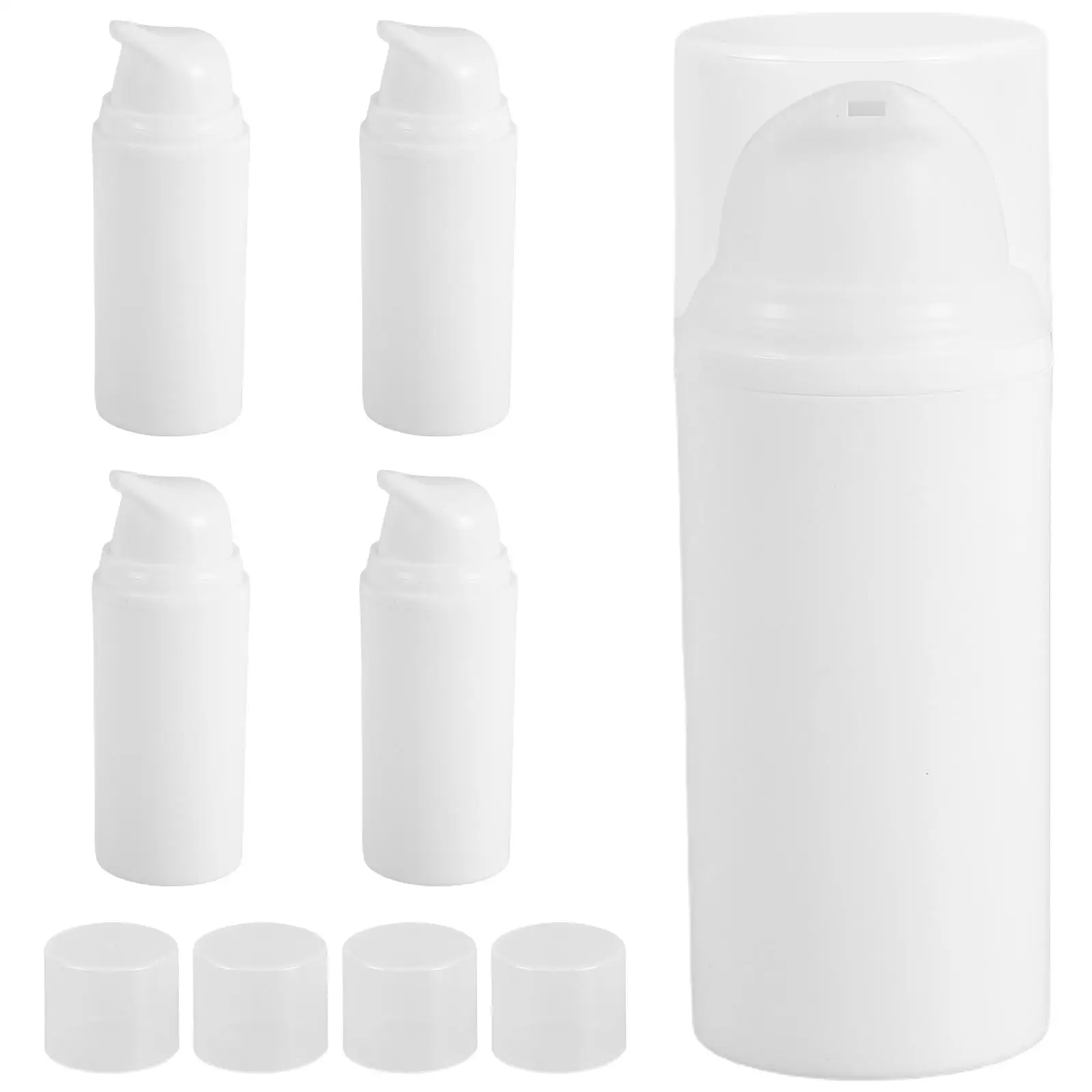 Empty Pump Bottles Refillable Squeeze Tubes Travel Lotion Distributor Dispenser Packaging Portable Leakproof Vacuum