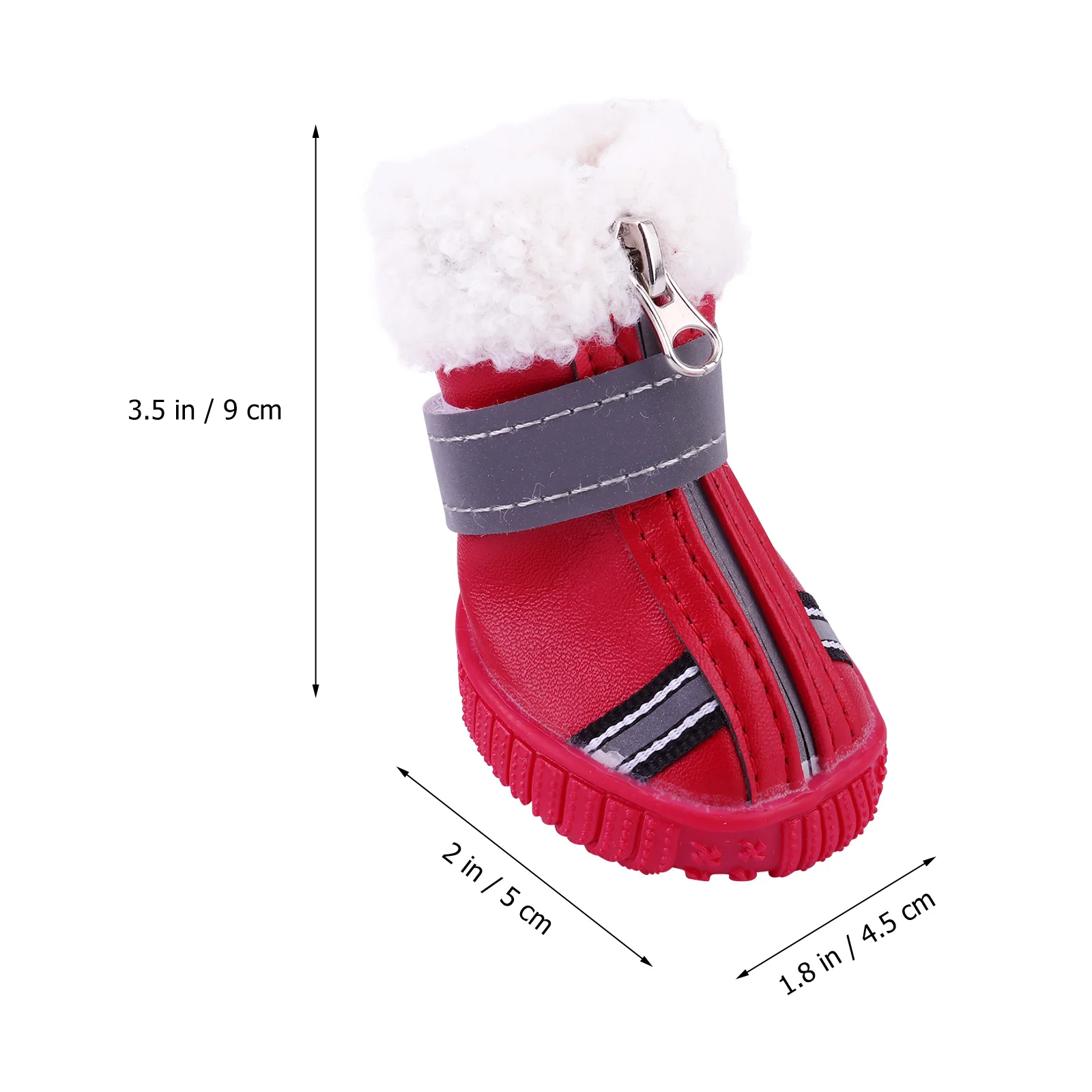 

4Pcs Dog Snow Boots Thickened Winter Pet Shoes Anti Slip Paw Protector Pet Winter Shoes Dog Boots Paw Protectors
