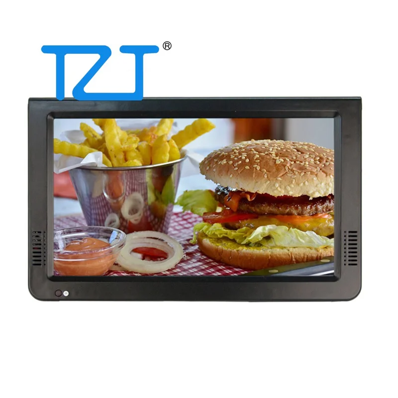 TZT LEADSTAR D10 10-Inch Portable Digital TV ATSC DVB-T2 ISDB-T Portable Television Supports H.265 USB