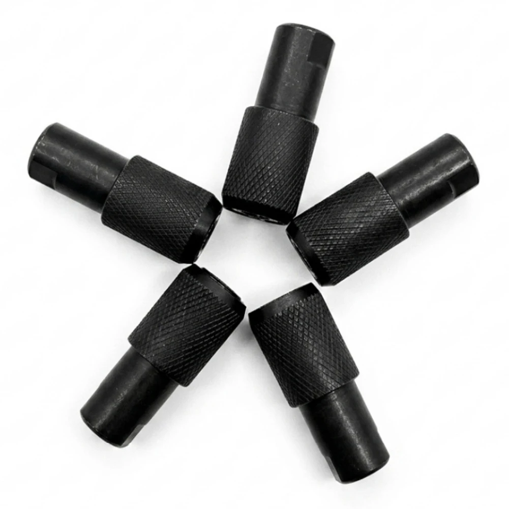 Internal Hex Connector Black Quick Release Converter 6.35mm Hex Interface High Strength Alloy For Drilling Tasks