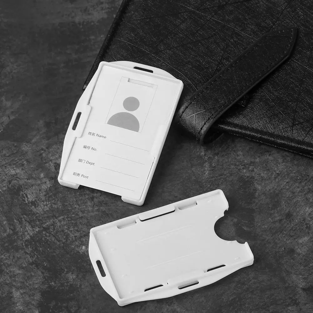 Practical Multi-use Protector Cover ID Business Case Office School Card Sleeve Work Card Holders ID Card Pouch Name Card