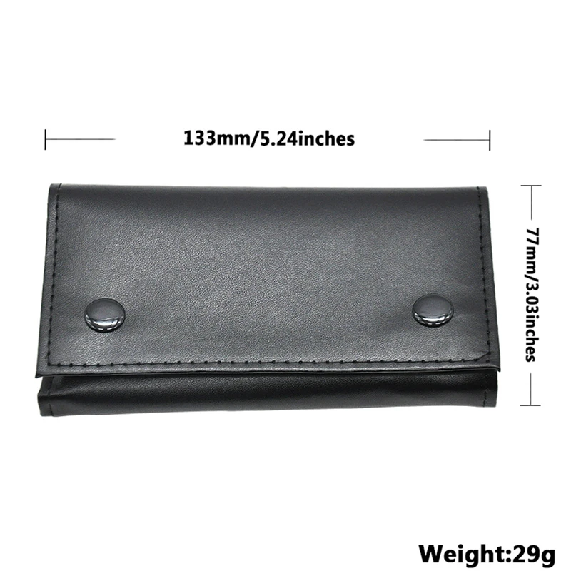 Retro PU Leather Tobacco Pouch Case Bag Cigarette Smoking Paper Tips Holder Wallet Bags Rolling Tool