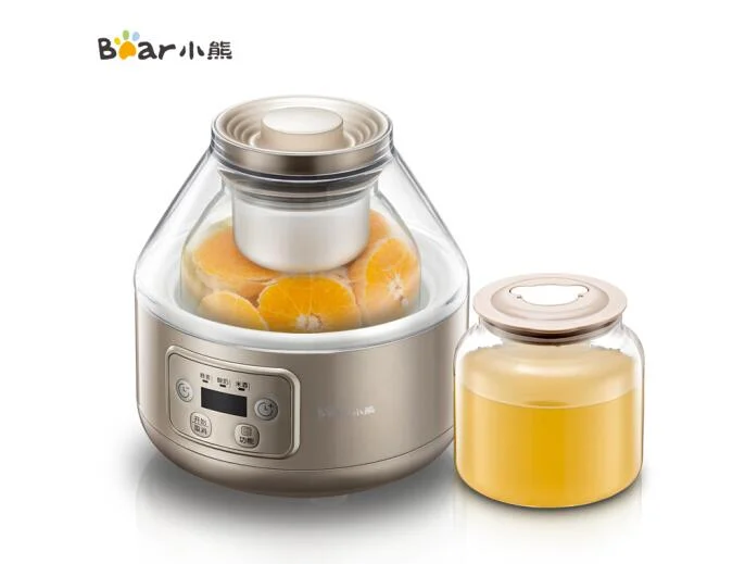 Bear SNJ-A20T11 DIY rice wine maker household auto microcomputer yogurt machine 2L glass liner home Enzyme fruit fermentation