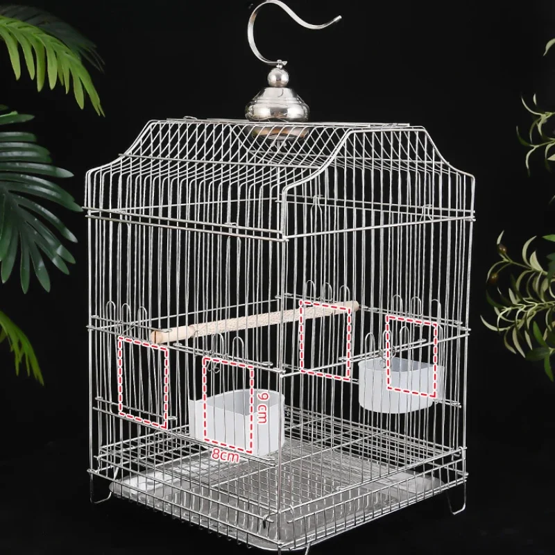 Pet Cage Hamster Parrot Bag Bird Stand Large Transfer Feeder Bath Plastic Cages Nests Breeding Canaries Pajaros Bathtub Birds