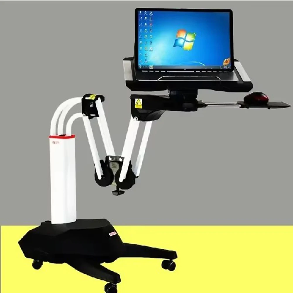 Full Motion Long Arm Multifunctional Moving Laptop Desk Sofa Bedside PS Stand Lazy Lift Mobile Computer Table
