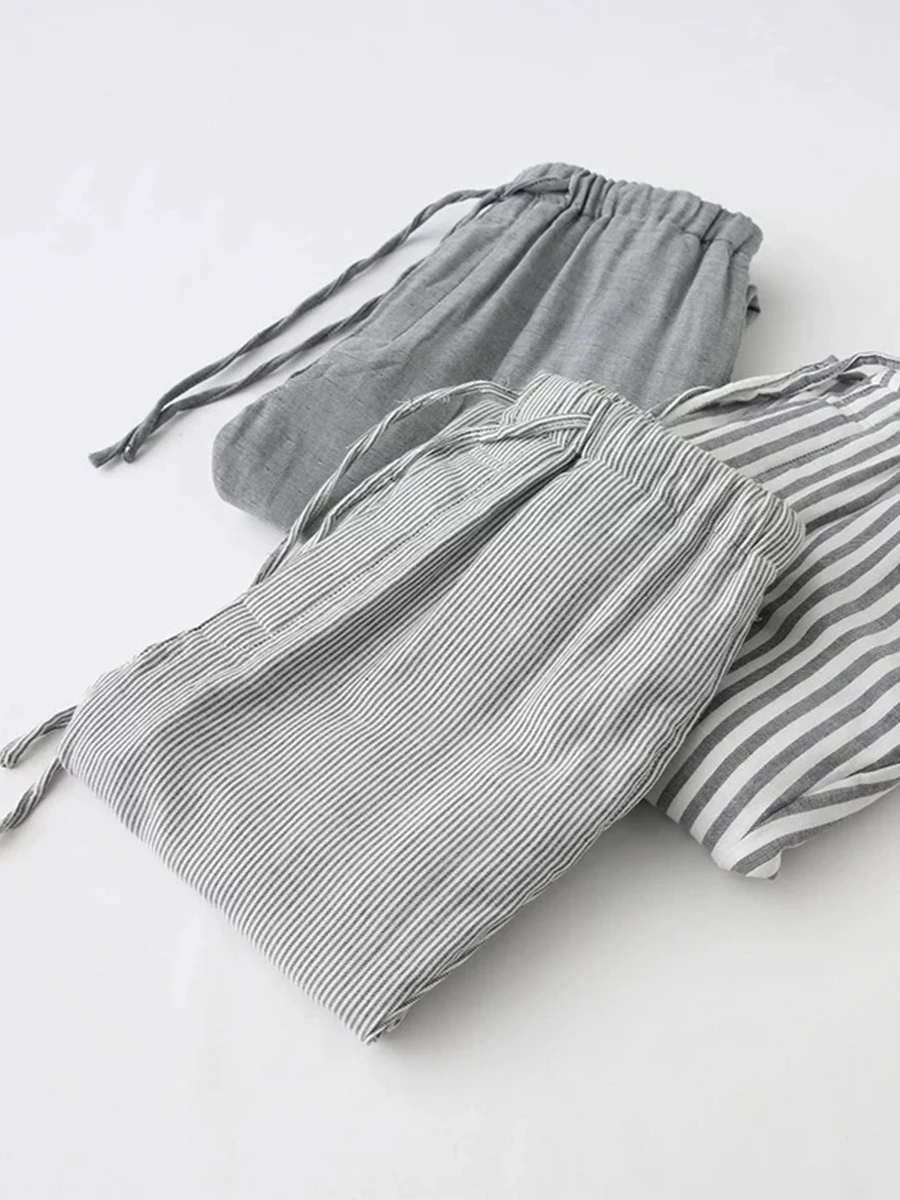 Men's Pajama Pants Summer Thin Home Trousers Loose Large Size Spring and Autumn Summer Casual Home Pants