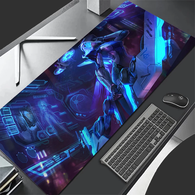 Mousepad Computer Gaming Accessories Keyboard Pad Office PC Rubber Mouse Pad L-league Of Legends Ashe Decoracion Desk Mouse Mat