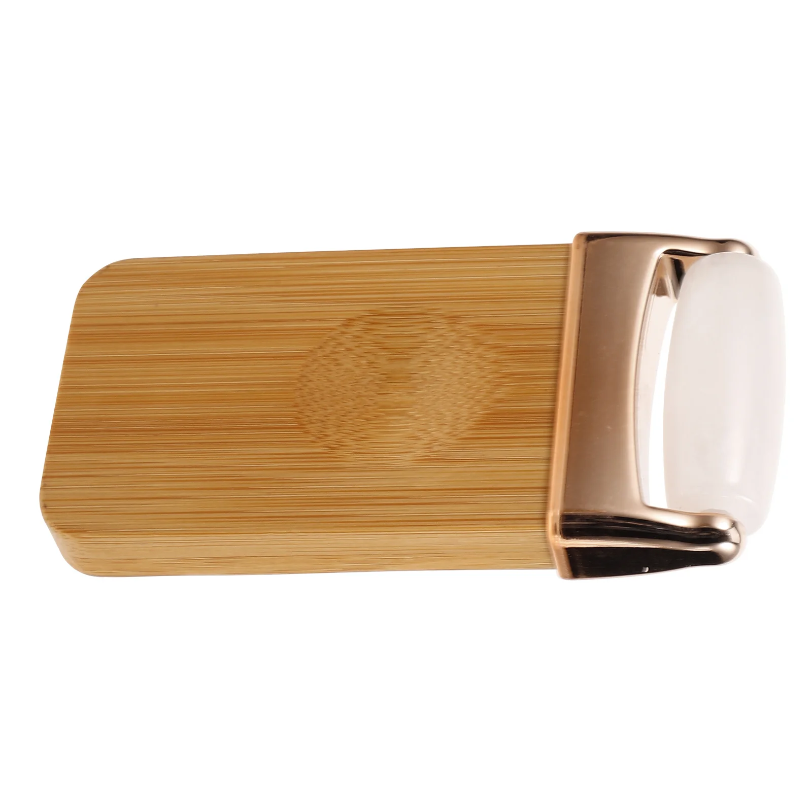 Rolo de pedra de jade de madeira massageador portátil ferramenta de massagem facial cuidados com a pele relaxamento rolo facial ferramentas de massagem rejuvenescedor