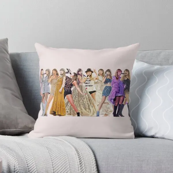 The Eras Tour Outfits Lover Fearless  Printing Throw Pillow Cover Wedding Waist Throw Hotel Cushion Pillows not include One Side