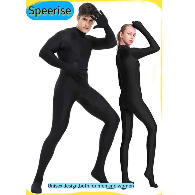 

Speerise Unisex Full Body Zentai Unitard Skin Tight Jumpsuit Halloween Costumes Festival Performance Dance Wear Cosplay Suits