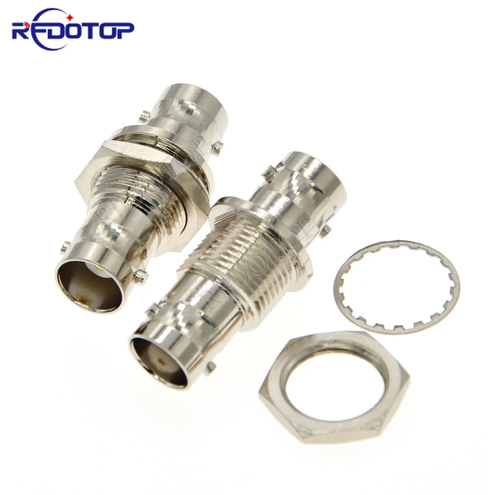 

10Pcs/Lot BNC Female to BNC Female Jack Bulkhead Adapter RF Coaxial Connector for CCTV Camera System Accessories