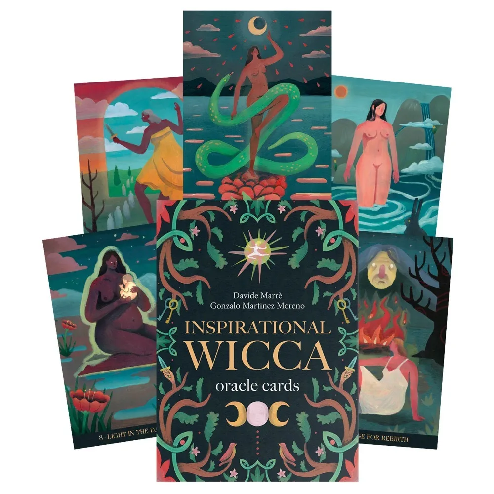 

Inspirational Wicca Oracle 10.4*7.3cm 36 Pcs Cards A Path To Experience A Life Full of Magic and Spirituality.