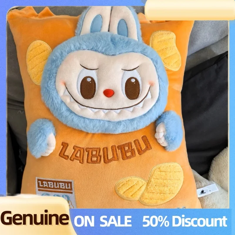 Neue echte Labubu The Monsters Wackymart Serie Labubu Peripherie Kartoffel Kissen Kopfhörer Fall Dekoration Puppe Sammeln Spielzeug Geschenk
