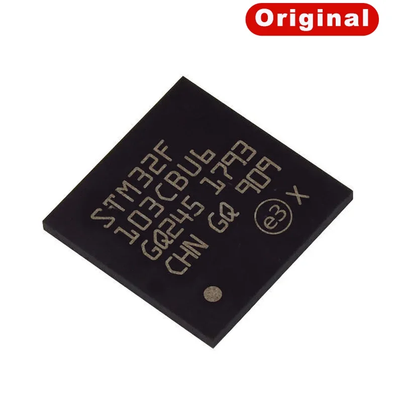 الأصلي STM32F103T8U7 MCU 32 بت ARM Cortex M3 RISC 64KB فلاش 2.5 فولت/3.3 فولت 36 دبوس VFQFPN STM32F103T8U6