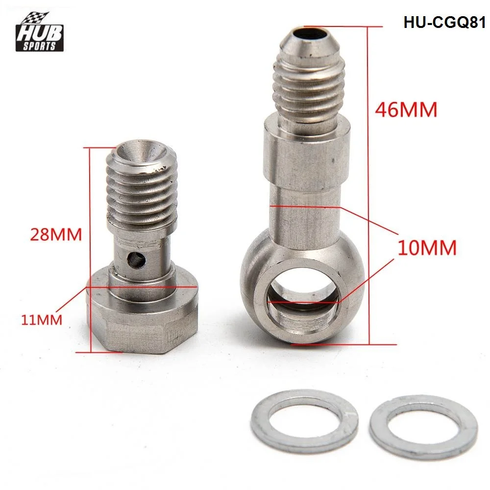 Turbo Oil Feed Banjo Bolt Kit M10x1.5mm For SUBARU IHI VF30 VF35 VF37 1.8mm Restrictor  HU-CGQ81