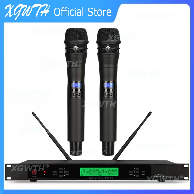 ULXD-Sistema de micrófono inalámbrico Digital UHF, dispositivo de mano para DJ, Karaoke, SKM8, Radio inalámbrica, micrófono dinámico cardioide para escenario