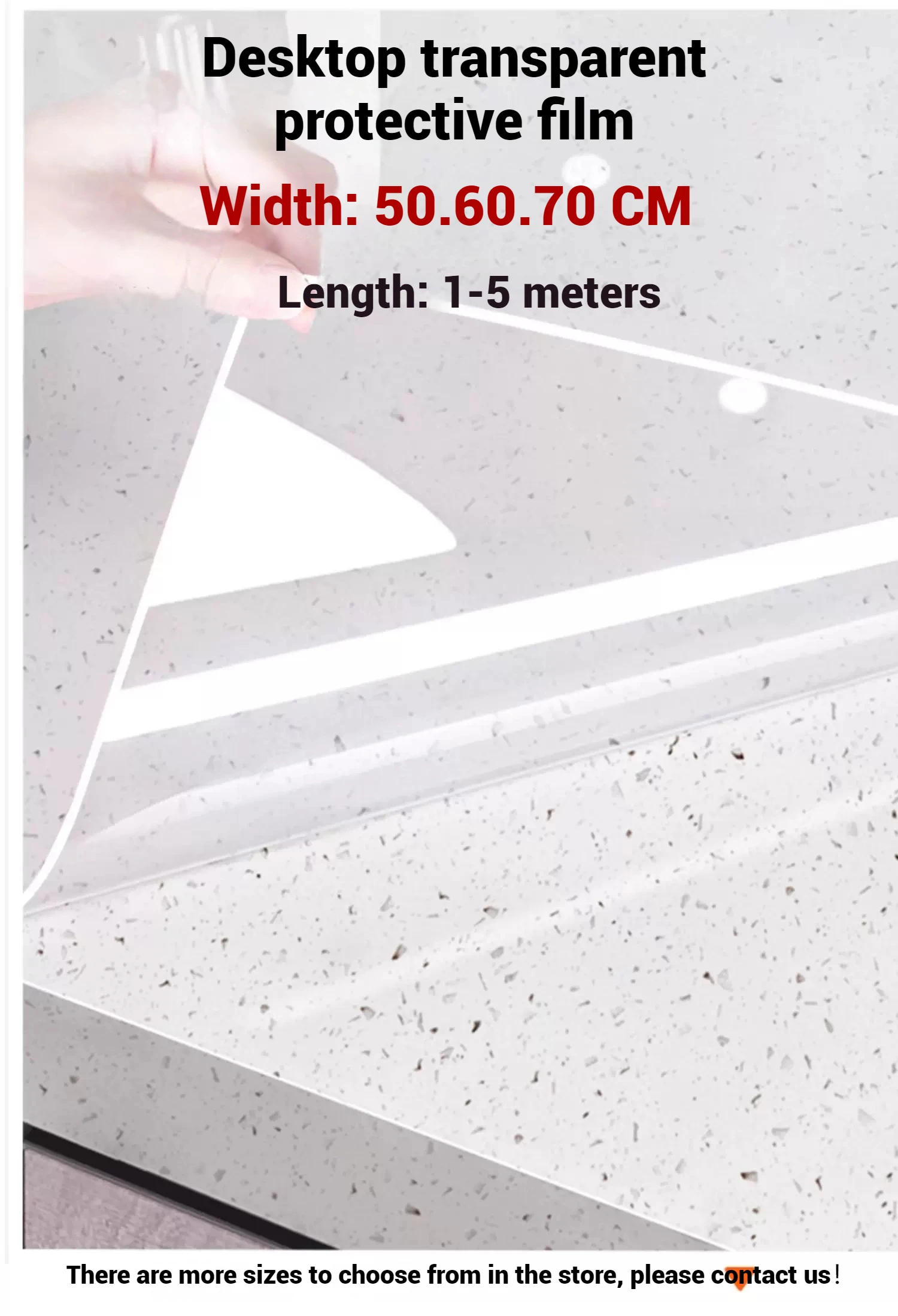 Прозрачная защитная пленка для мебели высокой четкости, устойчивая к царапинам и пятнам, легко чистящиеся мраморные обеденные столы