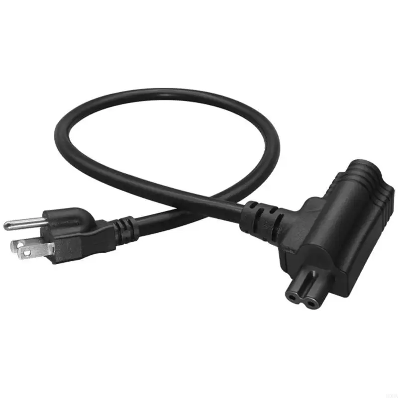 3 Prongs Nemas 5 15P to C7 and 5 15R Portable Adapters Cord Sturdy Copper Cable for Space Saving Connection Daily Use 