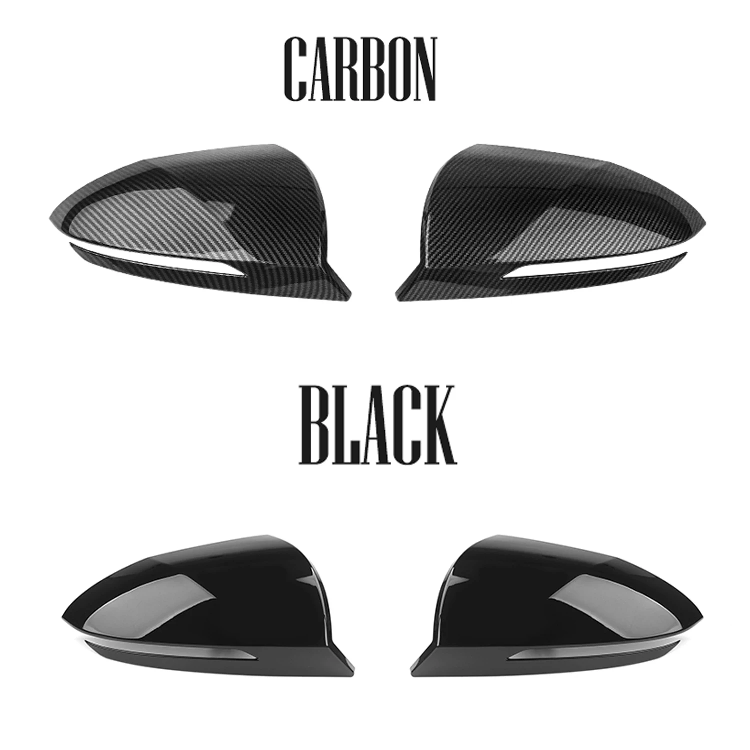 

For Hyundai Tucson NX4 2022-2026 Carbon Fiber Exterior Mirror Covers Side Rear View Mirror Cover Trim Accessories