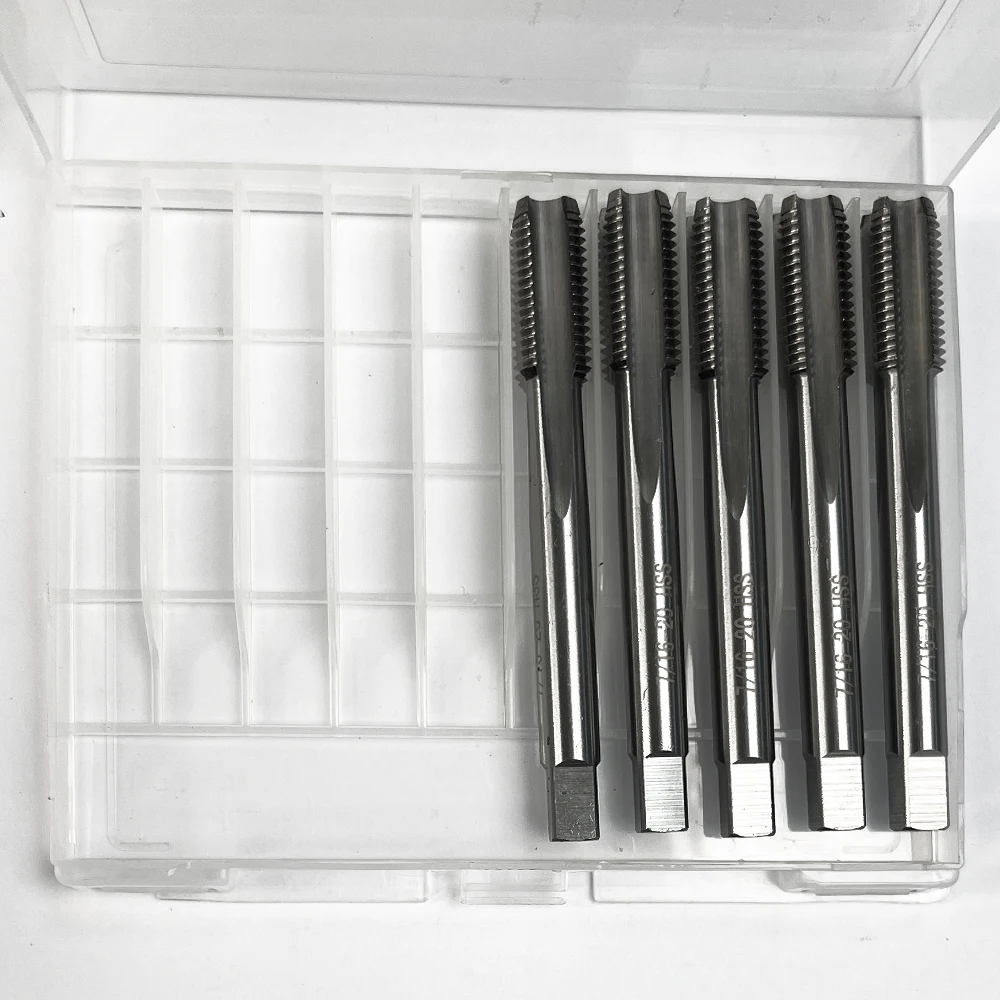 HUAZHICHUN 1PC Tap 7/16"-20 UNF HSS Metric Thread Tap
