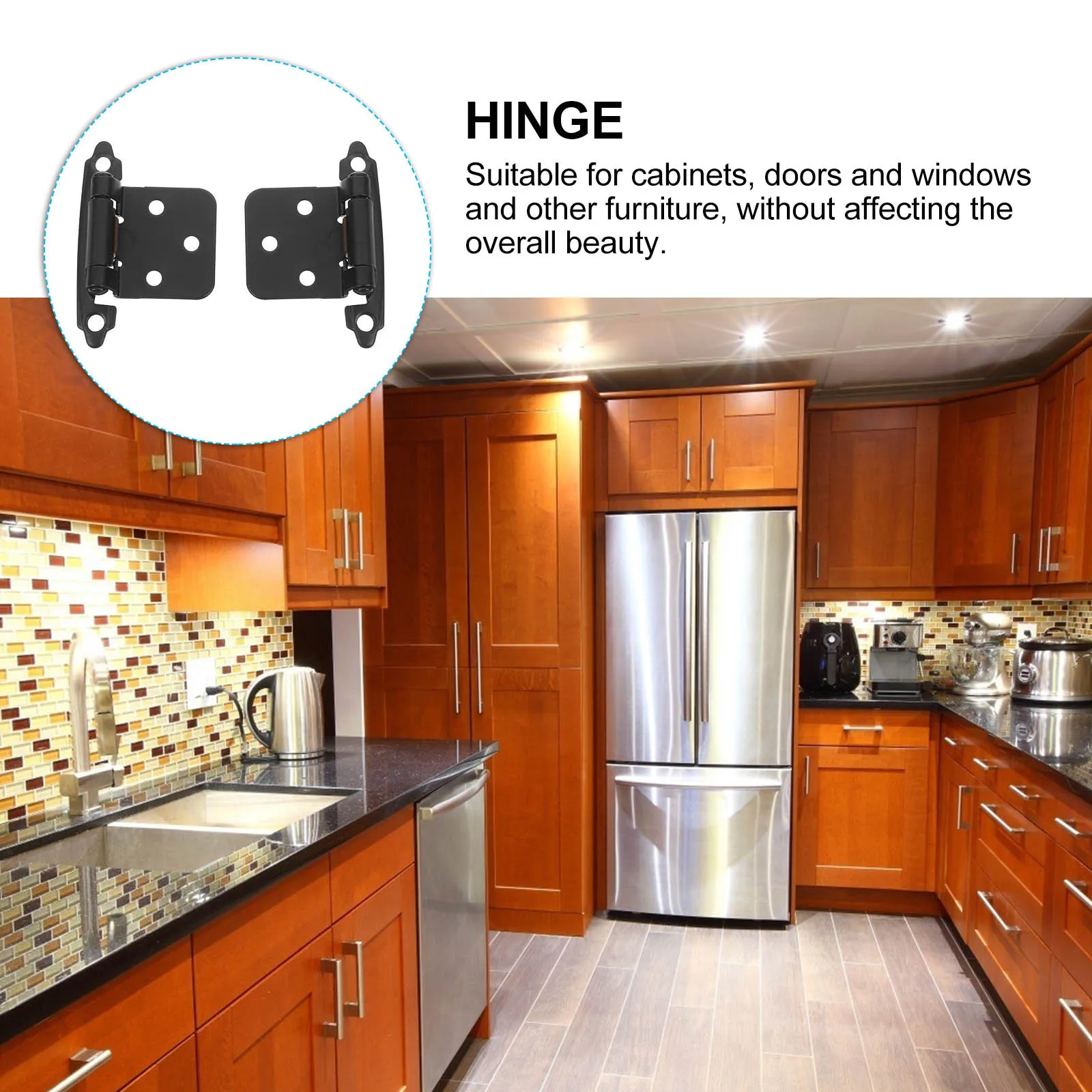 

6Pcs 1 2 Inch American Style Spring Hinges Robust 5mm Thick for Cabinets Drawers Furniture Smooth Quiet Close Cabinet Hinge