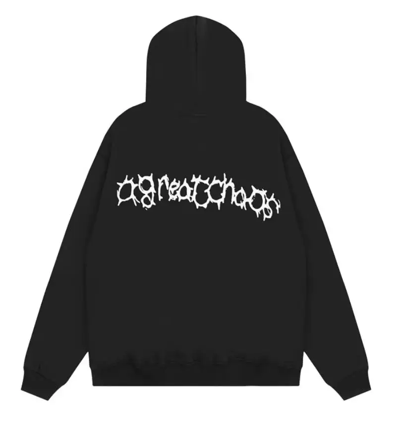 New Men DESTROY A Great Chaos AGC Vamp KEN CARSON Pullover Hoodies Hoody Hooded Sweatshirts velvet Cotton Thick Fleece US N166