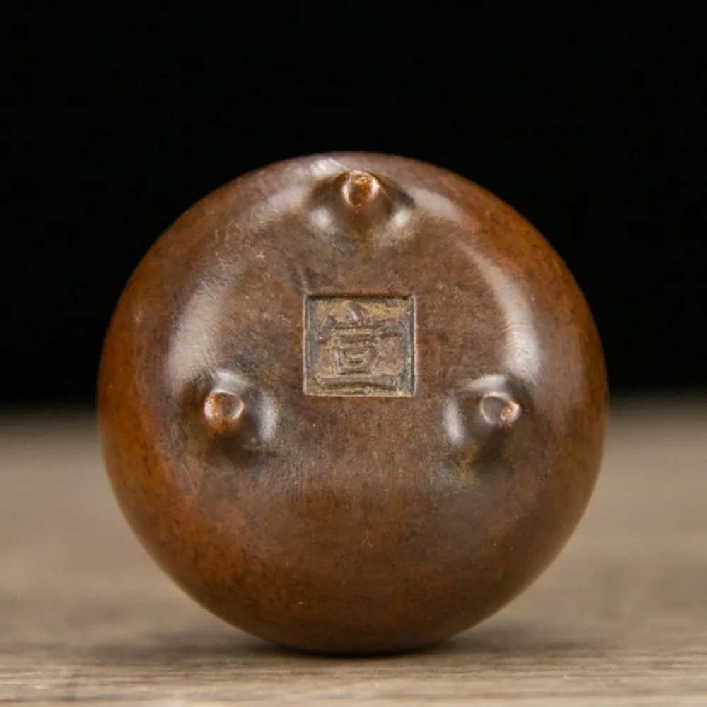 Mini Indoor Incense Holder for Home Use: Large-Bodied, Three-Legged Incense Burner