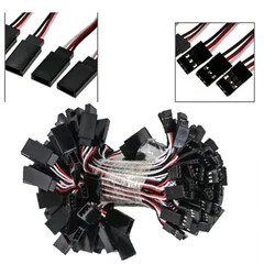 150mm 300mm 500mm Servo Extension Lead Wire Cable For RC Futaba RC Battery JR Male to Female 15cm 30cm 50cm Wire Connector