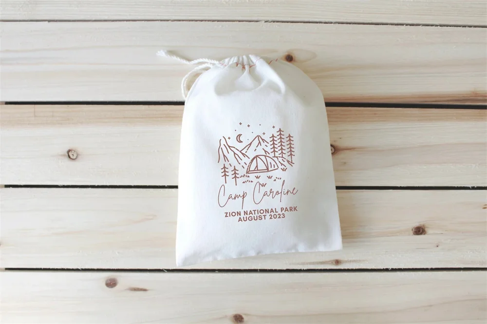 20pcs Camp Bachelorette - Camp Bachelorette Bag - Mountain Bachelorette Favors - Camp Bachelorette Bags - Hangover Kit Bags