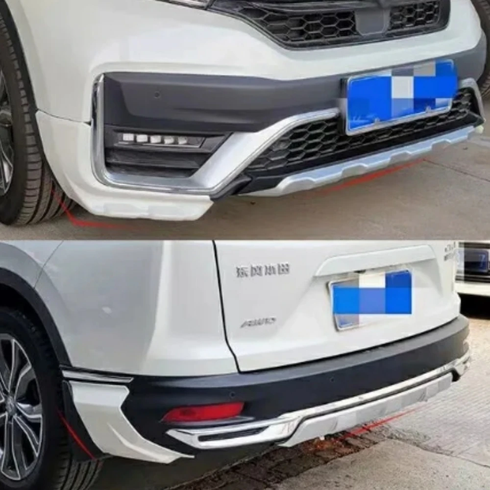 Front and rear bumper front lip crash strips For Honda CRV 2020-2021
