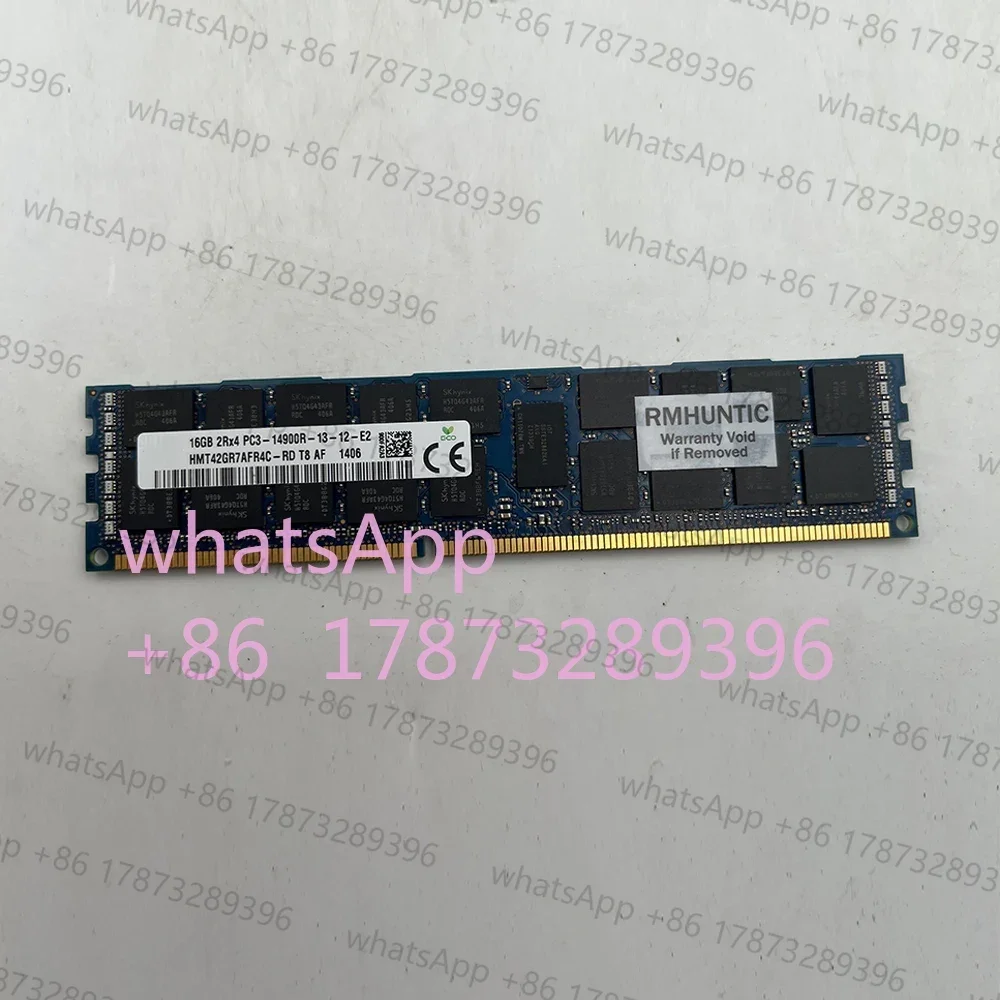 

1 PCS Server Memory For RAM 16G 16GB 2Rx4 PC3-14900R DDR3 1866 ECC REG HMT42GR7AFR4C-RD