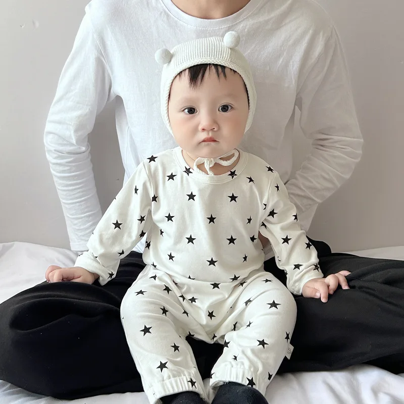 

Super Soft Home Clothes, Baby Autumn Jumpsuit, Newborn Baby Spring and Autumn Comfortable Sleepwear Climbing Suit