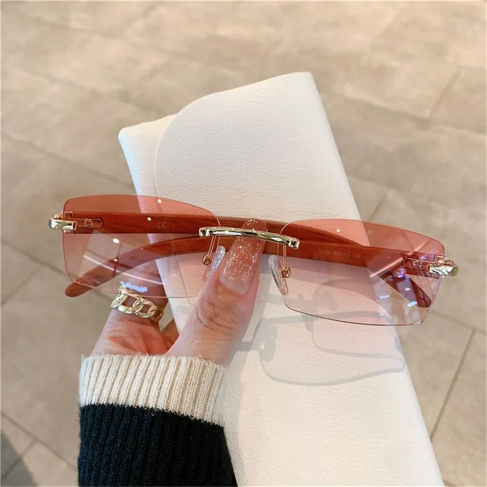 Retro Gradient Punk Sunglasses UV400 Rectangle Sun Glasses Driving Shades for Women & Men