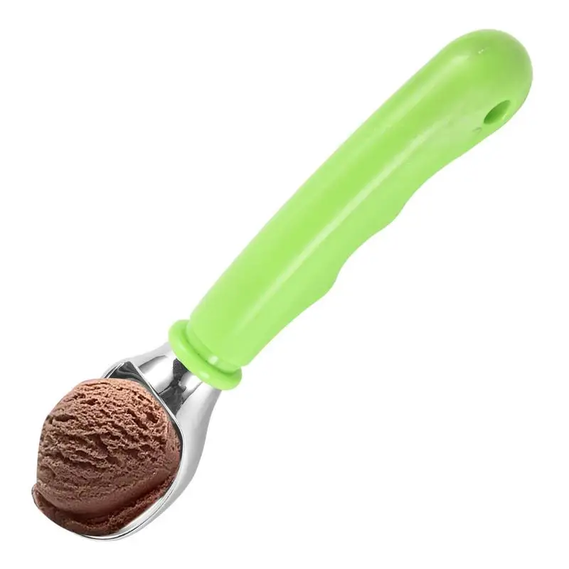 Stainless Steel Ice Cream Scoop Dishwasher Safe Baking Scooper Polished Icecream Scoop Heavy Duty Ice Cream Scooper For