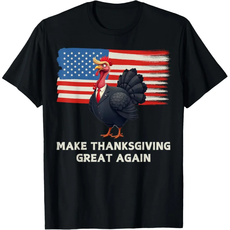 Make Thanksgiving Great Again with Trump's Fun Election Top T-shirt