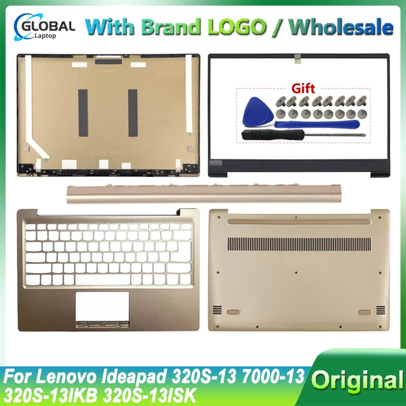 

Для Lenovo Ideapad 320S-13 7000-13 320S-13IKB 320S-13ISK LCD задняя крышка передняя панель Упор для рук Верхняя Нижняя крышка корпус золотистый