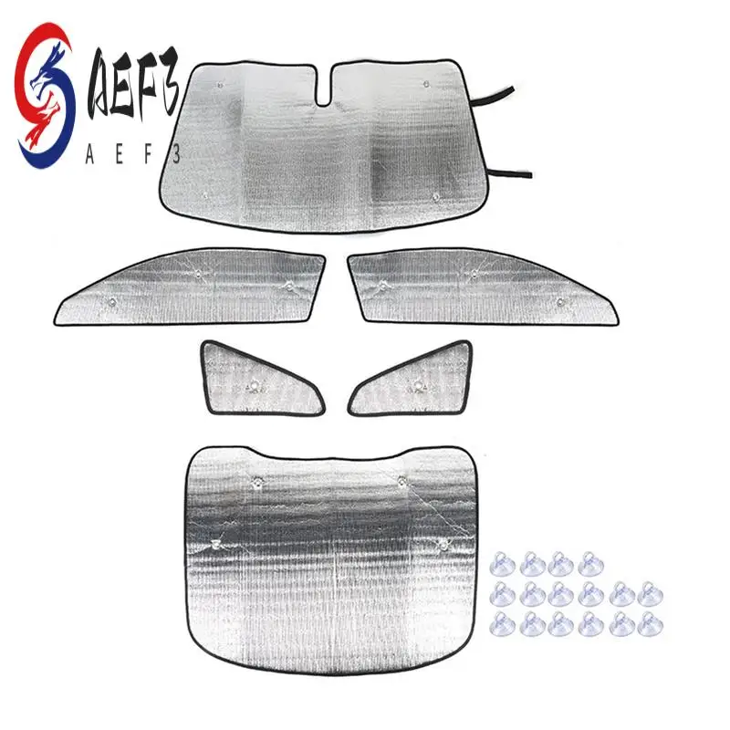 

AEF3-для Ford Mustang 2015-2023 лобовое стекло автомобиля солнцезащитный козырек теплозащитный экран окно солнцезащитный козырек коврик аксессуары, 6 шт.