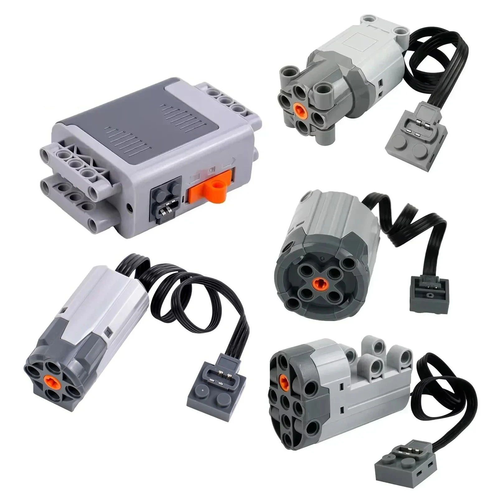 5PCS MOC Technical Power Functions Kit 8881 AA Battery Box 8883 88803 8882 88804 Building Blocks M L XL Servo Motor for Legoeds
