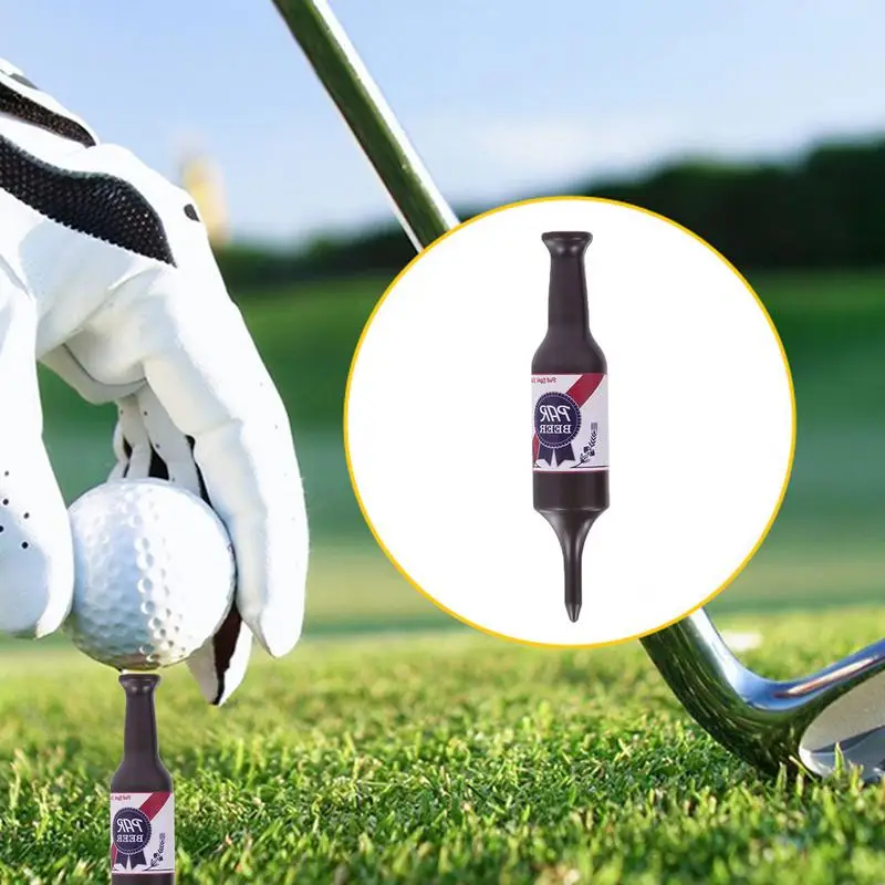 1/6PCS Golf Tees Beer Bottle Shaped Golf Tees Golf Ball Holder Golf Tack Accessories Golf Golf beer bottle pins Accecories Gift