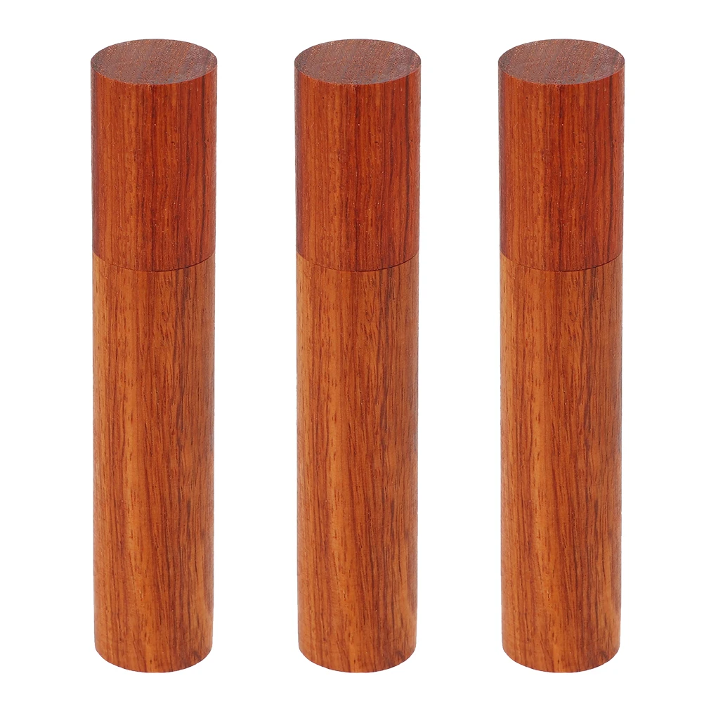 

3Pcs Natural Incense Stick Tube Premium Wood Storage Holder with Detachable Lid for Home Decor and Aromatic Organization