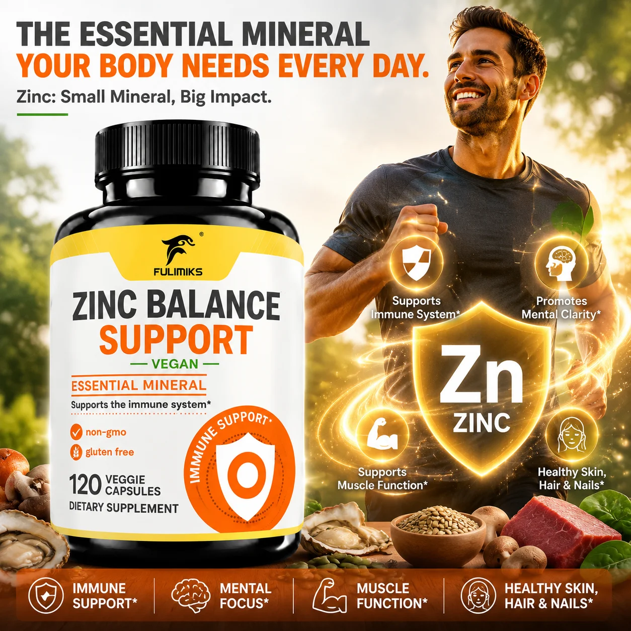 Цинковая добавка для баланса, – обзор и цена Hair Care Zinc