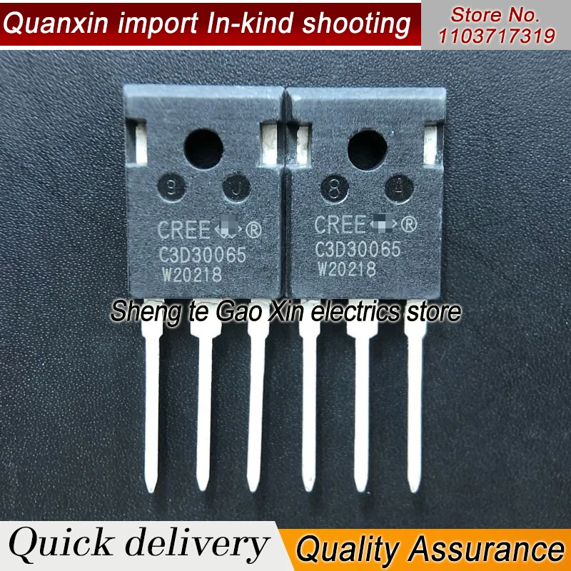 5PCS-10PCS  C3D30065 C3D30065D   30A650V Imported  Original  Best Quality