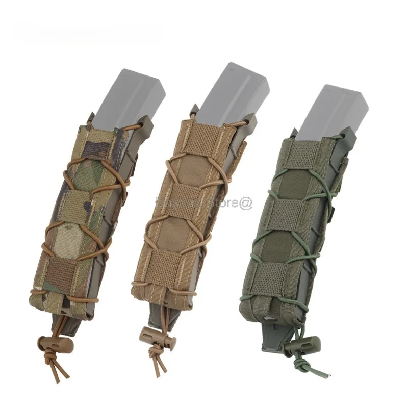 DulOpen-Poudres de chargeur de odorpour MP5, MP7,. 45, Long, Simple, MOLLE, PALS, réinitialisation, Choc, Panneau latéral en nylon polymère 500D, Nouveau