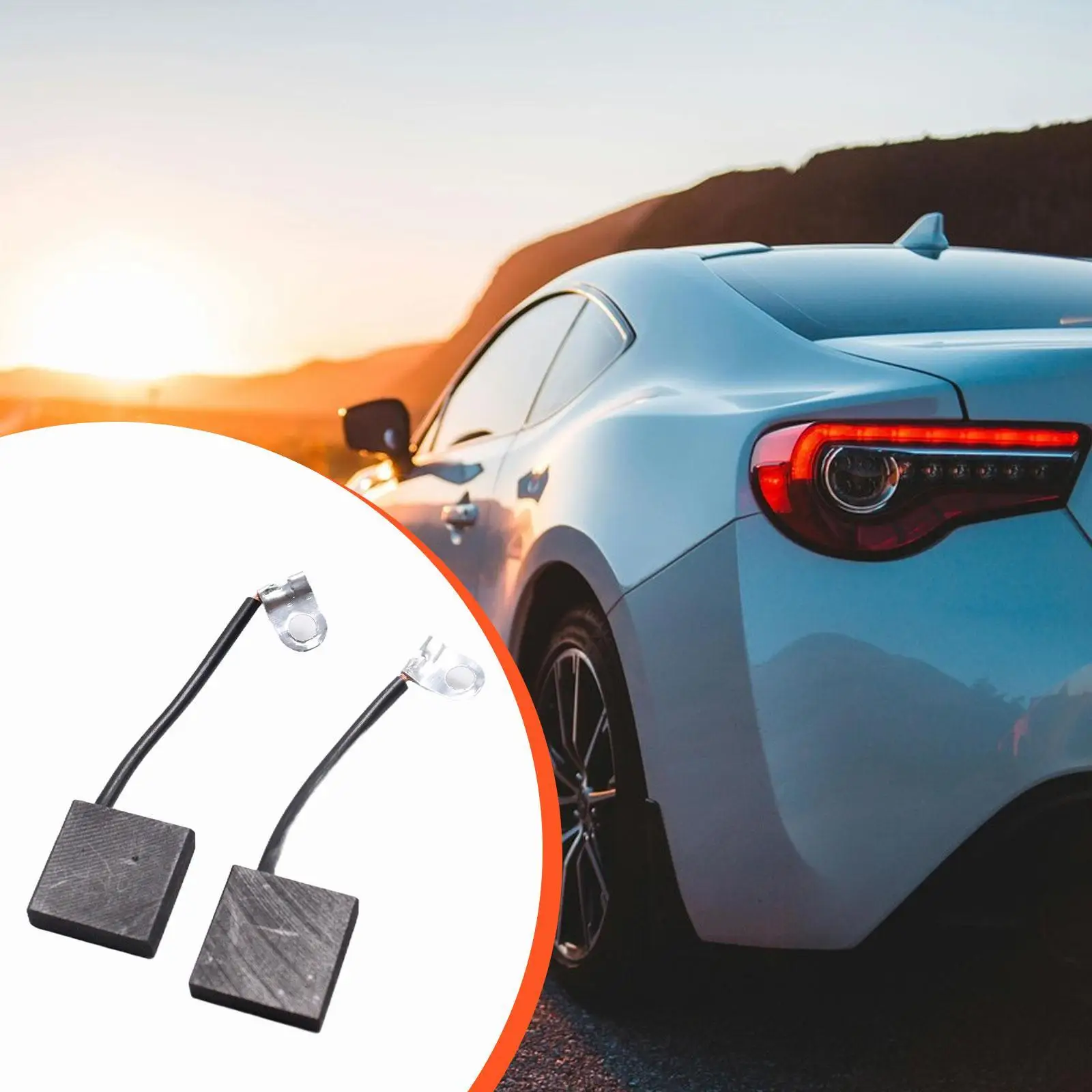 

2 Pieces Carbon Brush Multipurpose Spare Parts Electric Power Tool Accessories Replacement Brush for Dynamos C40A C40L