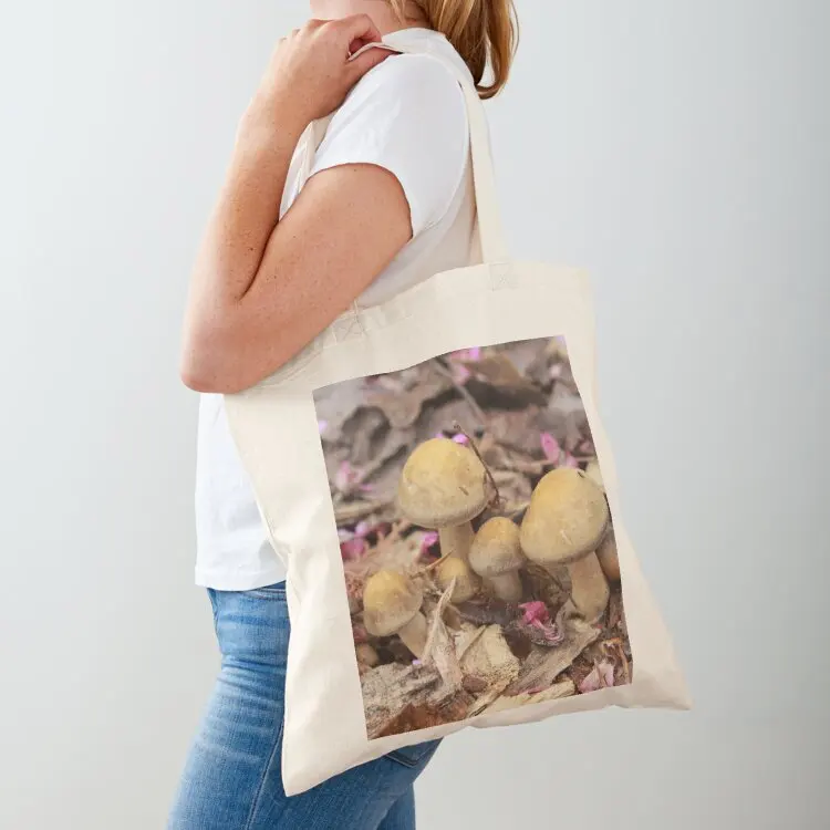 

Little group of mushrooms photo Tote Bag shopper bag women Women bags cute pouch bag tote custom