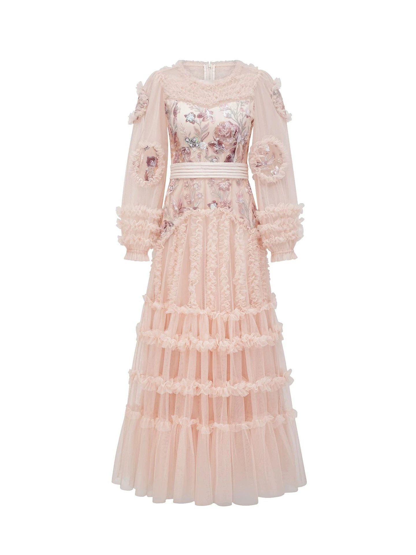 

High-end, elegant, sweet long dress, evening party, birthday dress-GZXX477