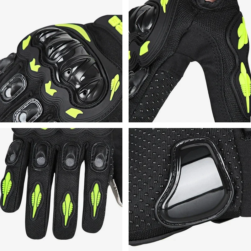 Nuevos Guantes de motocicleta usables todoterreno, Guantes transpirables para carreras de Motocross, Guantes de motociclista con pantalla táctil, Guantes de verano para Motor Luvas