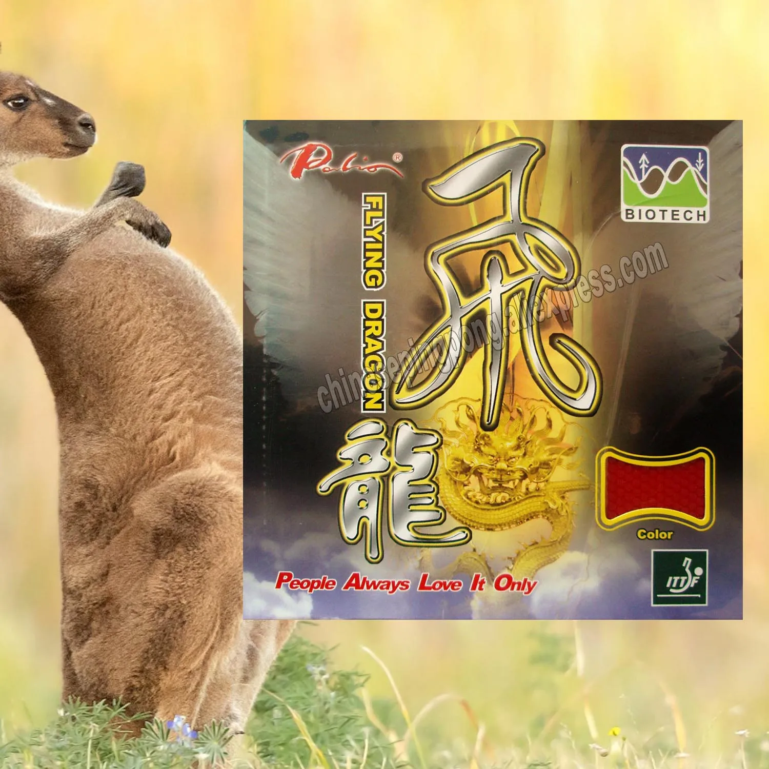 

Original PALIO Flying Dragon Table Tennis Rubber Pimples Out Fast Attack Short Pips Spin Speed Ping Pong Sponge