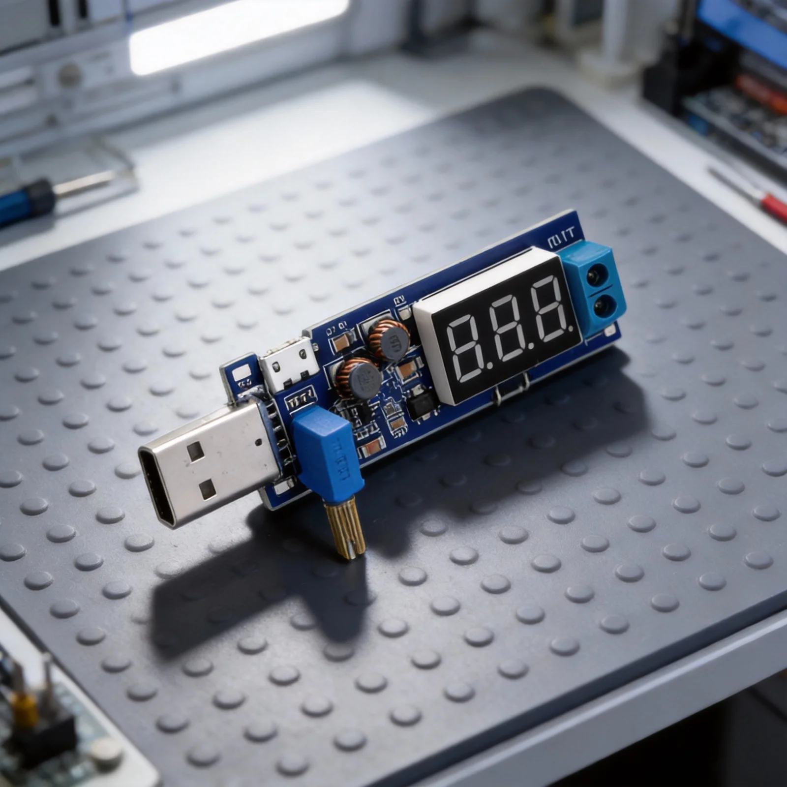 USB Boost Power Regulator Module 5V To 3.3V 9V 12V 24V Adjustable Voltage Converter For Desktop Electronics Testing Tool