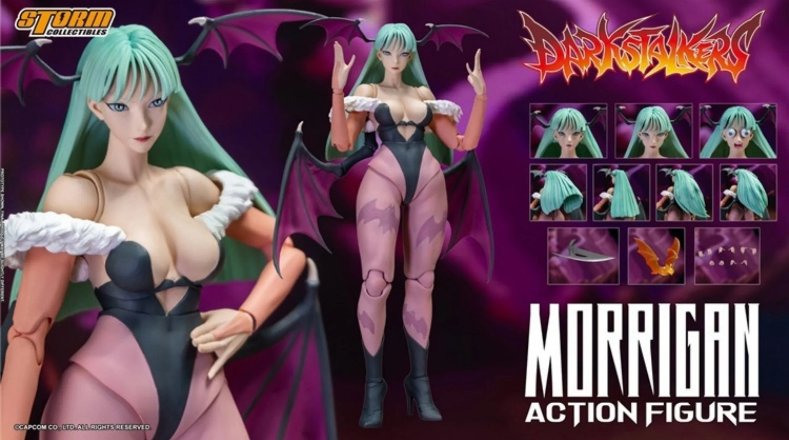 

Storm toys CPDS02 1/12 Morrigan Demon Soldier Female Action Figure
